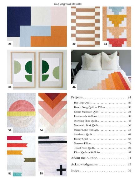 Color Block Quilt Making