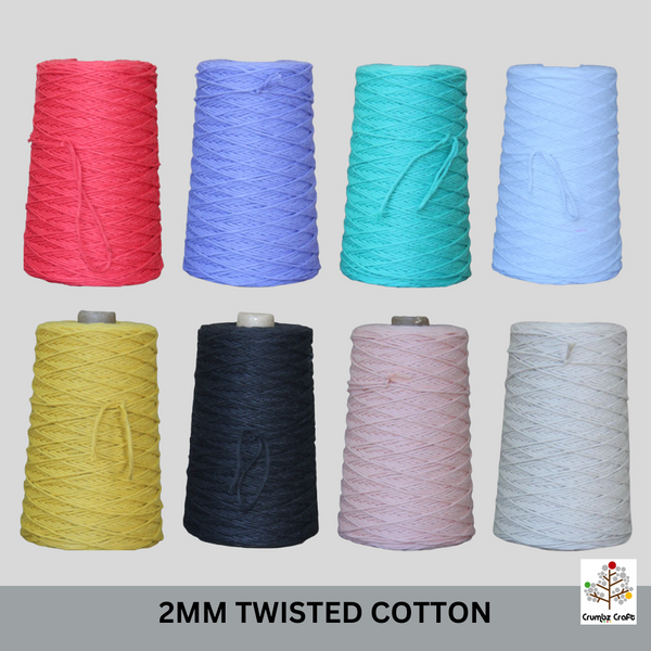 Twisted Cotton Cones | 2mm