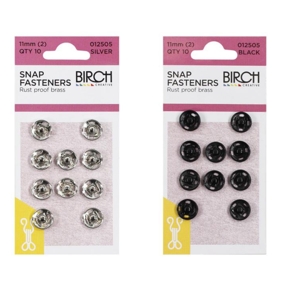 Snap Fasteners 11mm Qty 10 012505