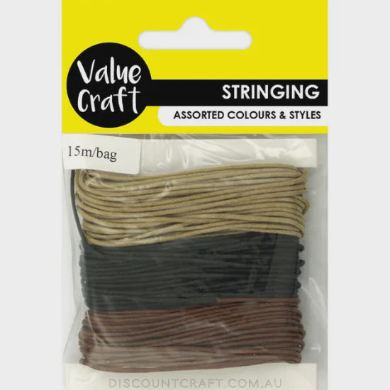 Waxed Thread Black, Brown, Beige VWTI