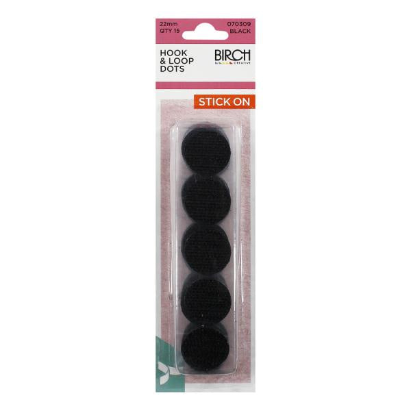 Hook & Loop Dots 15Pk 22mm 070309