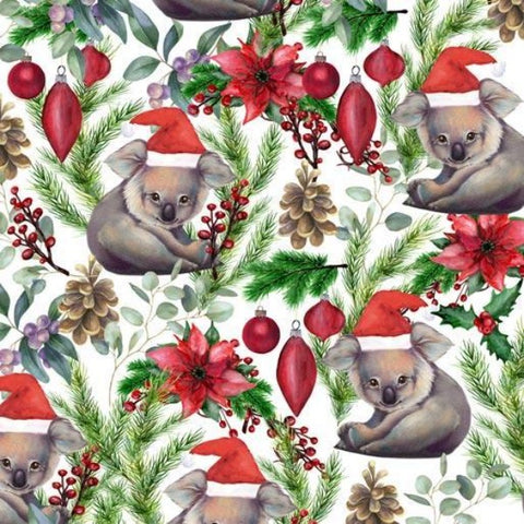 Unalloyed Aussie Christmas Koala White 1000E