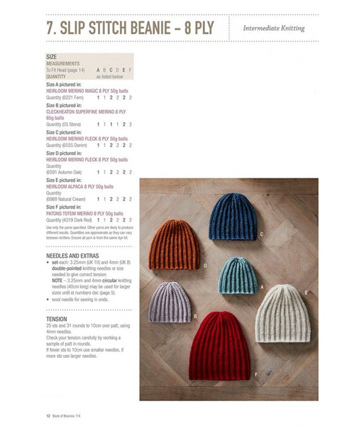 114 Book of Beanies Leaflet