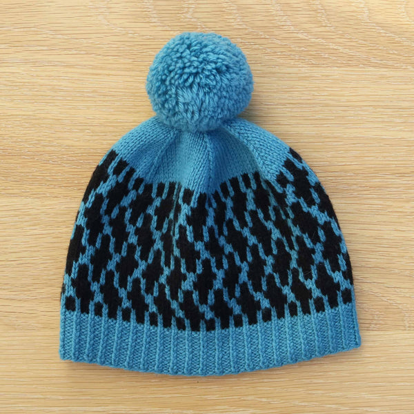 3506 Bluegum Colourwork Beanie (e-pattern)