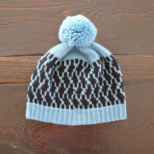 3506 Bluegum Colourwork Beanie (e-pattern)