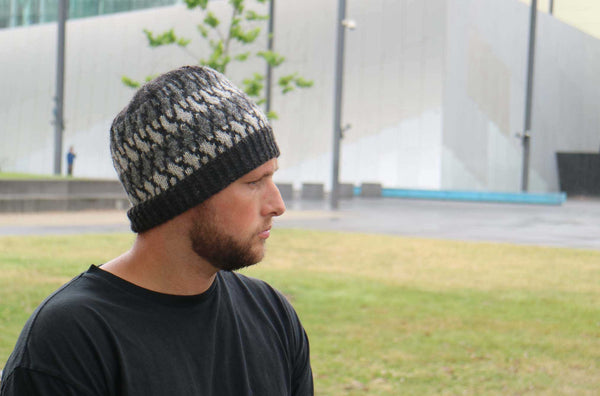 3506 Bluegum Colourwork Beanie (e-pattern)