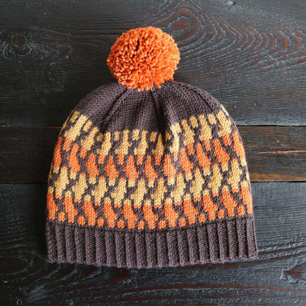 3506 Bluegum Colourwork Beanie (e-pattern)