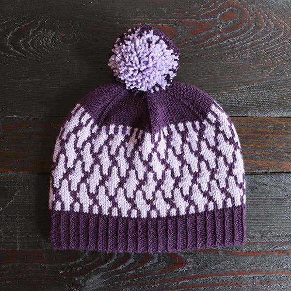 3506 Bluegum Colourwork Beanie (e-pattern)