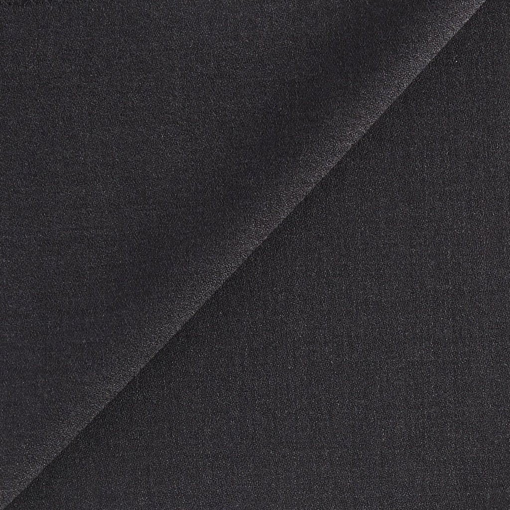 Pure Wool Crepe Dark Charcoal | Offcut | RRP $68