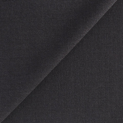 Pure Wool Crepe Dark Charcoal | Offcut | RRP $68