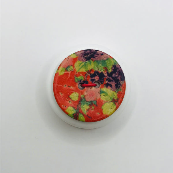 S8604 2/H Coconut Orange Floral 23mm & 40mm