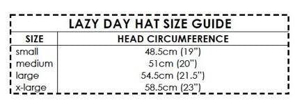 MP010 Lazy Day Hat Pattern