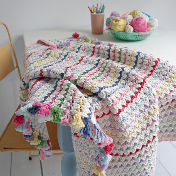 Stripy Blankets to Crochet